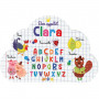 Clara - Set de table prénom éducatif pour enfant