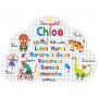 Chloé - Set de table prénom éducatif pour enfant