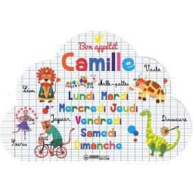 Camille - Set de table prénom éducatif pour enfant