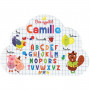 Camille - Set de table prénom éducatif pour enfant