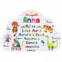 Anna - Set de table prénom éducatif pour enfant
