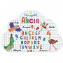 Alicia - Set de table prénom éducatif pour enfant