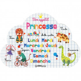 Princesse - Set de table éducatif pour enfant