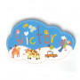 Victor - Plaque de porte Nuage pour enfant