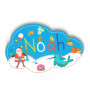 Noah - Plaque de porte Nuage pour enfant