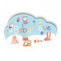 Baby Love - Plaque de porte Nuage pour enfant