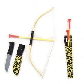 Kit du Petit Archer - Arc Flèches et Couteau en plastique