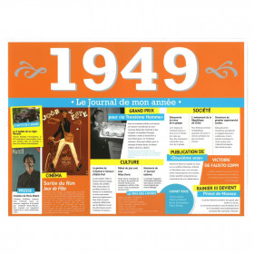Set de Table : 1949 - Le Journal de mon année