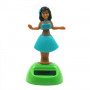 Figurine Solaire Mobile - Danseuse Hawaïenne Bleu