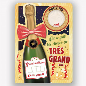 Carte Giga Traditionnelle Personnalisable ? Champagne