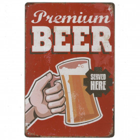 Plaque Déco - Premium Beer