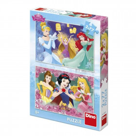 Boite de 2 Puzzles Princesses de Disney