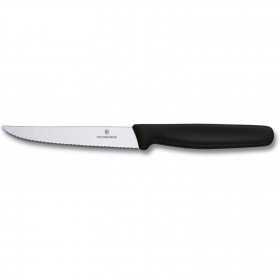 Victorinox Couteau à Steak Pointu, Noir, avec 20er Schachtel