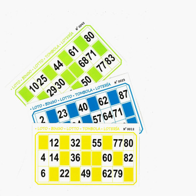 Lot de 48 cartons de Loto - Bingo