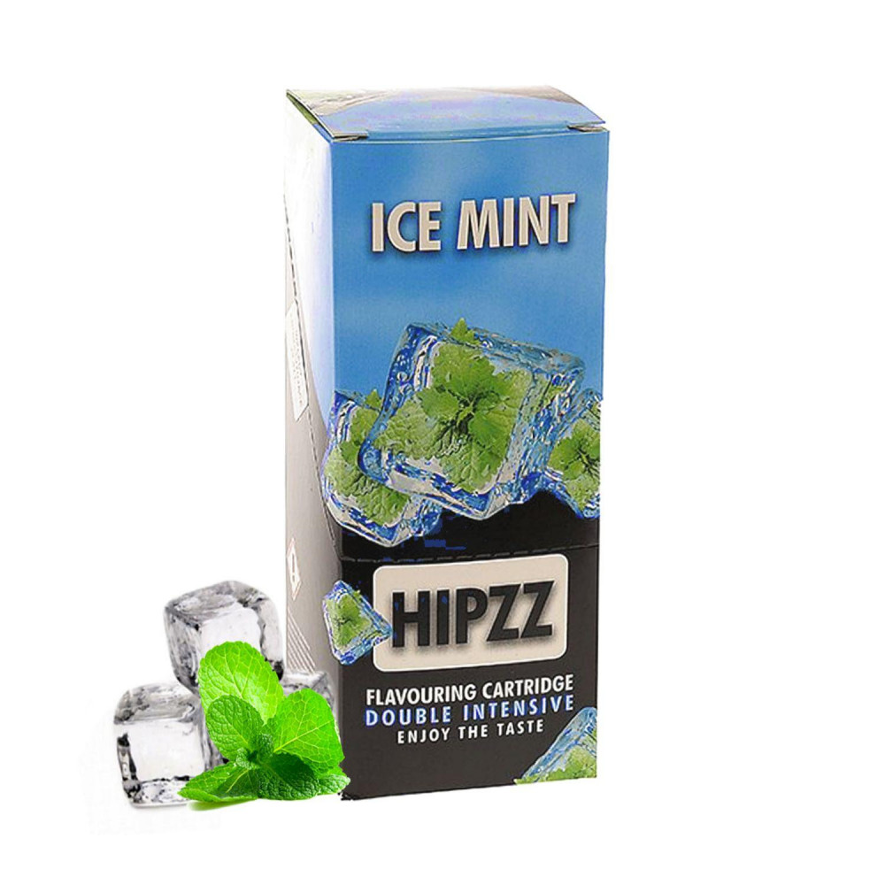 Boite de 25 cartes aromatiques Ice menthol - Hipzz - Mistersmoke