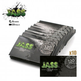 Lot de 10 Carnets de Feuilles à rouler Jass Black Edition Regular