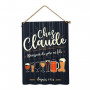 Plaque ondulée collection 'Chez Claude'