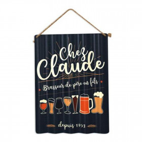 Plaque ondulée collection 'Chez Claude'