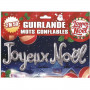 Guirlande Mots gonflables Joyeux Noël - Ballons Lettres argents
