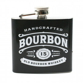 Flasque en Métal Vintage - Bourbon