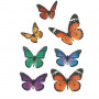 Sticker de Vitre Papillon - électrostatique