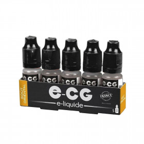 Boite de 5 flacons de liquide E-CG | Goût Oriental 16 mg/ml