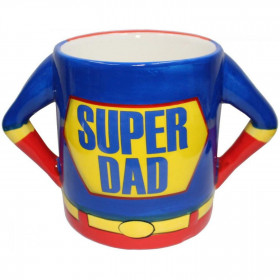 Mug Super Dad - 500 ml, Mug Pete de Pères, Mug Papa, Mug Cadeau Papa 
