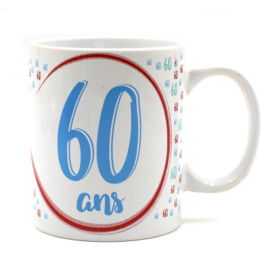 Mug - 60 ans et son message unique spécial Anniversaire, Mug Cadeau, Mug Anniversaire