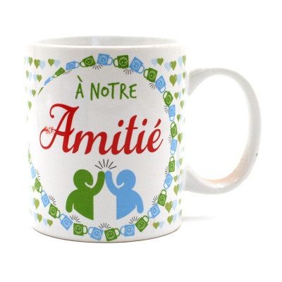 Mug - à notre Amitié, Mug à offrir Ami, Mug de l'amitié, mug Message Amitié, Mug Cadeau
