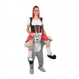 Costume Adulte 'Assis Dessus' ? Loup et Petit Chaperon Rouge