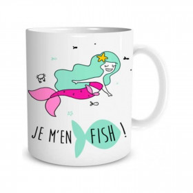 Mug Humour J'men Fish ? Siréne