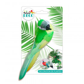 Déco Plantes ? Grand Oiseau Vert CD3822
