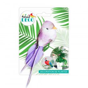 Déco Plantes ? Petit Oiseau Violet CD3835