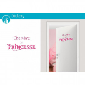 Stickers Chambre de Princesse - 1 Planche 20 x 70 cm