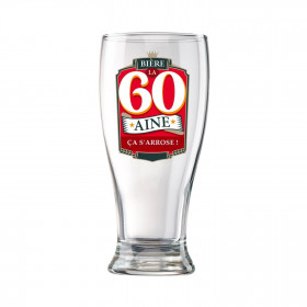 Verre à Bière - 60 Ans
