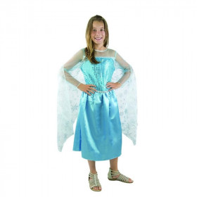 Costume Enfant Reine des Glaces Taille 5-6 ans (S)