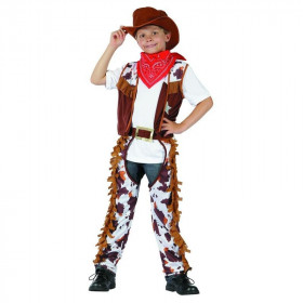 Costume Enfant Cow Boy Taille 5-6 ans (S)