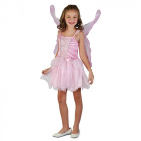 Costume Enfant Fée Rose Taille 5-6 ans (S)