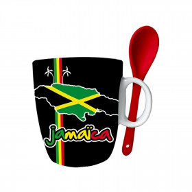 Coffret Mug Jamaïque avec Cuillère