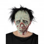 Déguisement halloween - Masque Zombie avec des cheveux en latex pour adulte