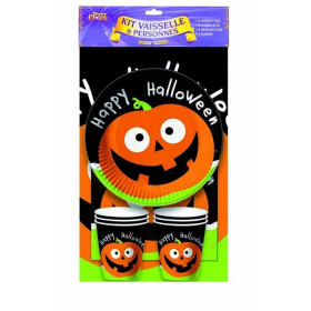 Accessoire halloween - Kit vaisselle Halloween