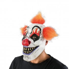 Déguisement Halloween - Clown maléfique cheveux orange