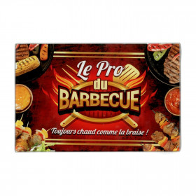 Planche à Découper en Verre - Le Pro du Barbecue Toujours Chaud Comme la Braise