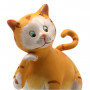 Sujet décoratif chat avec souris - Hauteur 17 cm