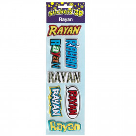 Stickers 3D Rayan