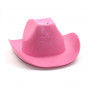 Chapeau de Cowboy Lumineux - Rose
