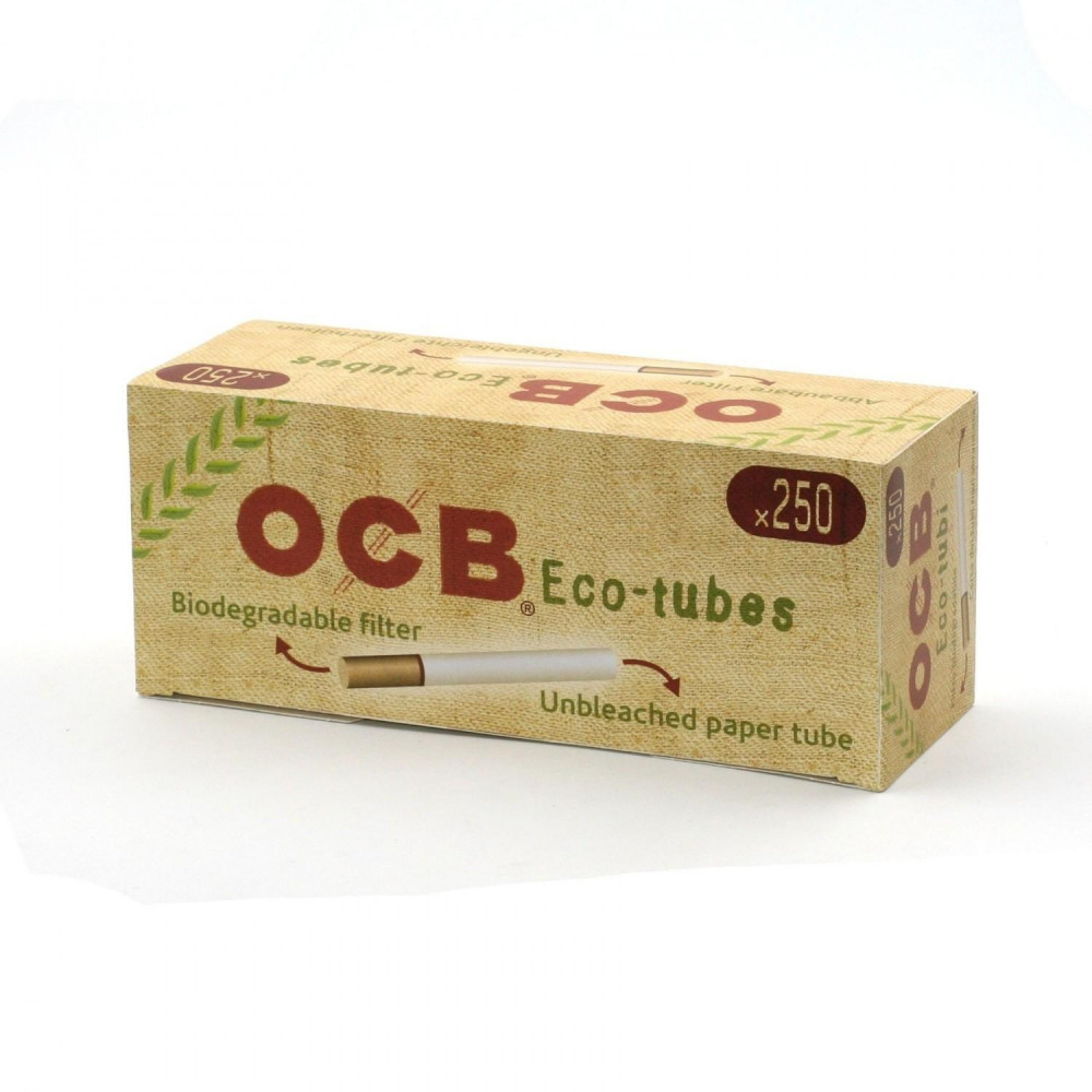 Tube a cigarette OCB Bio  Boite 250 tubes cigarettes Biodégradable
