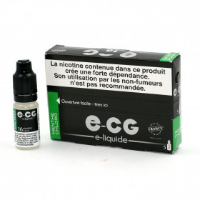 Boite de 5 flacons de liquide E-CG | Menthe Chlorophylle 16 mg/ml