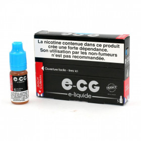 Boite de 5 flacons de liquide E-CG | Goût Cubain 6 mg/ml