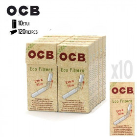 10 étuis de Filtres Biodégradables - OCB